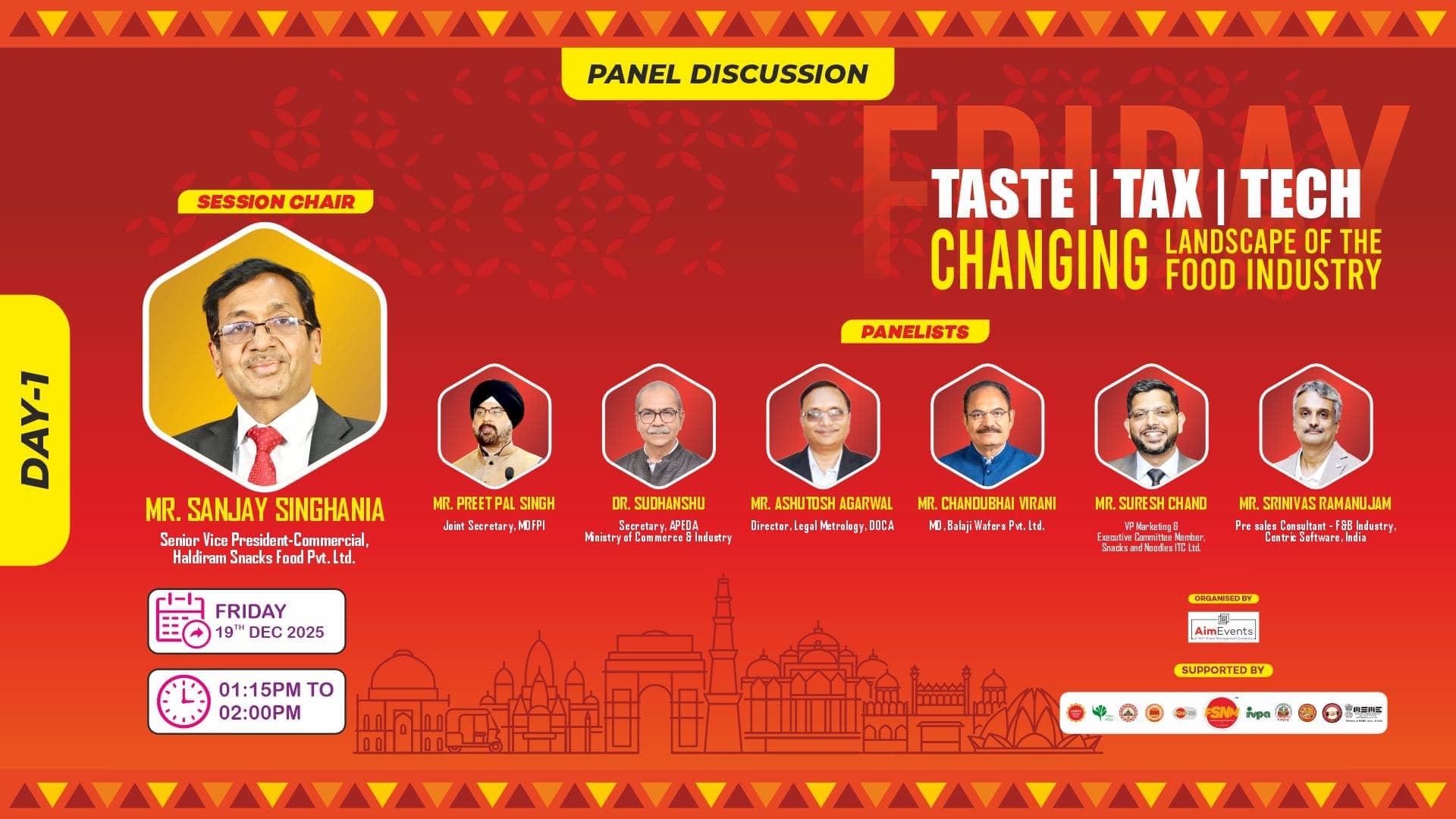 Panel discussion: Taste, Tax, Tech — the changing landscape of the food industry