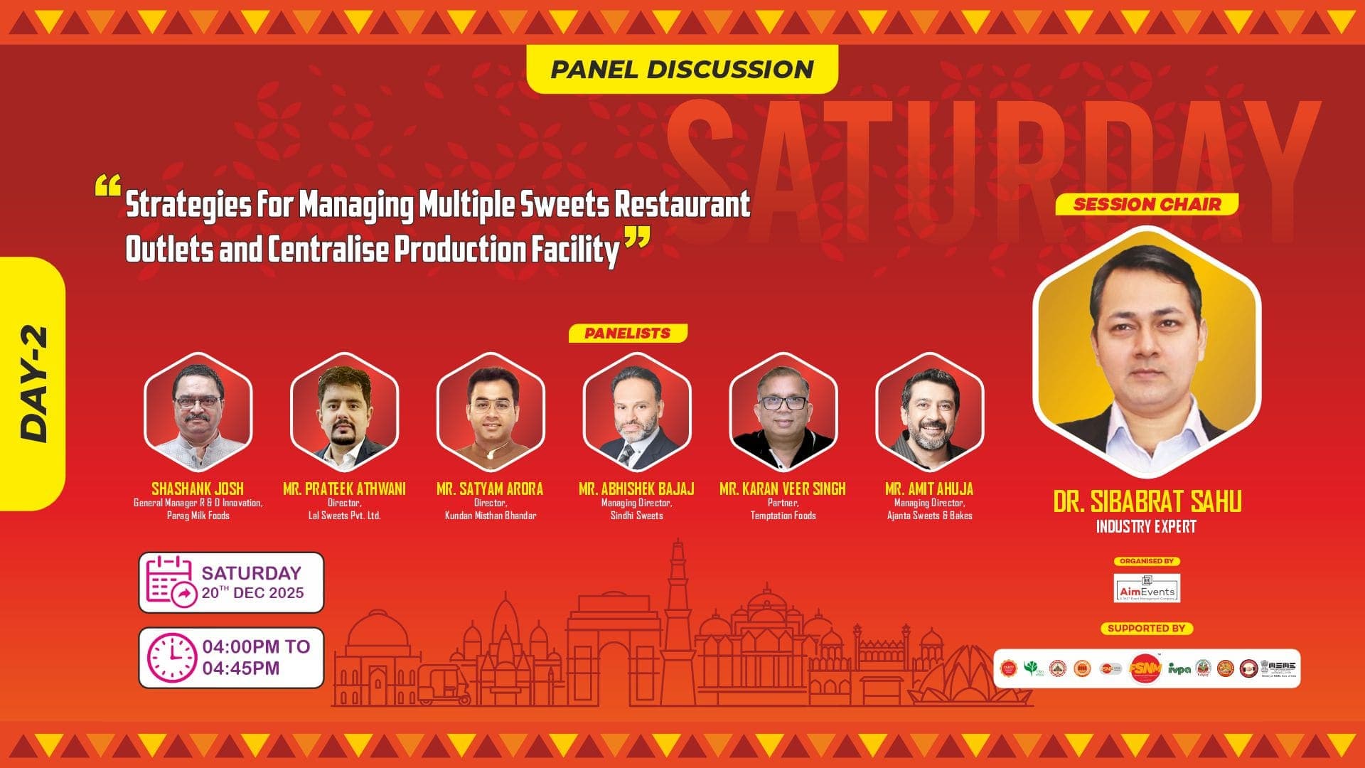 Panel discussion: Managing multiple sweets restaurant outlets and centralised production